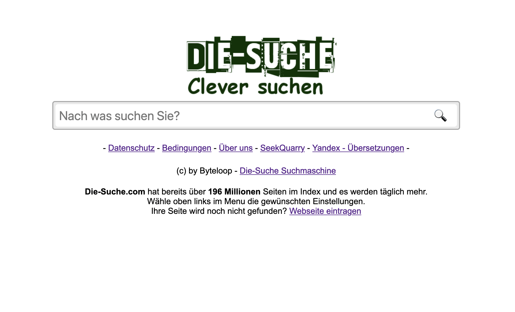 Die-Suche – Suchmaschine