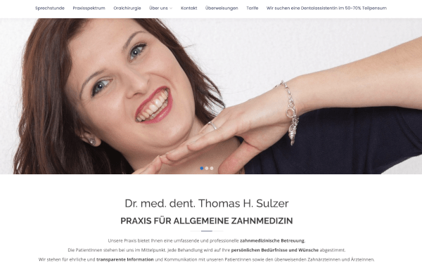 Praxis für allgemeine Zahnmedizin – Dr. Thomas Sulzer, Chur