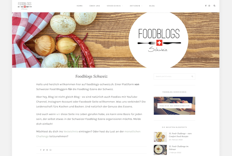 Foodblogs Schweiz